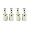 4Pcs Metal Differential Cup Diff Cup 104001-1943 Replacement Part Compatible with 1 10 Scale RC Car Models Fits 104001 Series view 1