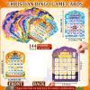 Eersida 192 Pack Easter Bible Bingo Game Cards and 0.4 oz Dot Daubers Set Includes 144 Bingo Cards and 48 Dot Markers Game Supplies Set for Christian Sunday School Gift Family Casino Night Supplies view 2