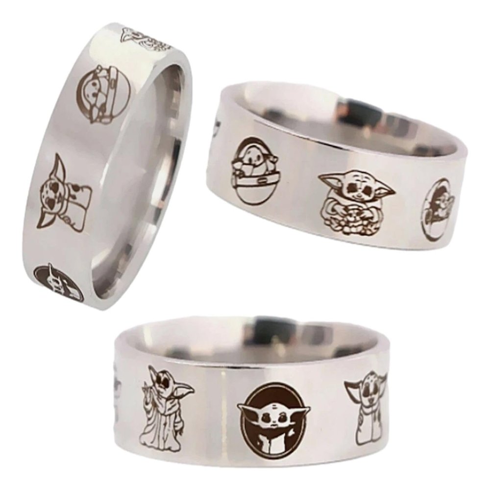 TCB Creations Grogu Yodas Jedi Master Character Stainless Steel Ring (11)