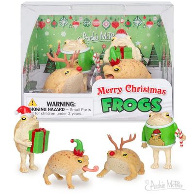 Archie McPhee Merry Christmas Frogs