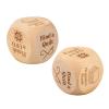 2pcs Quilters Dice, Wooden Fun Knitting Dice with 6 Knitting Tasks Creative Quilters Decision Tools for Sewing and Crafting view 1