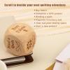 2pcs Quilters Dice, Wooden Fun Knitting Dice with 6 Knitting Tasks Creative Quilters Decision Tools for Sewing and Crafting view 4