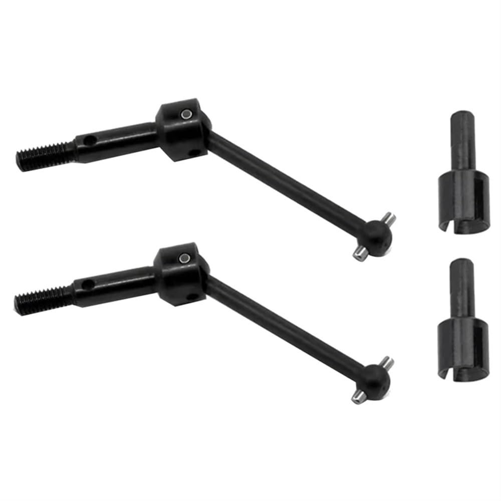 2Pcs 39mm Universal Drive Shaft Swing Shafts Compatible with TT01 TT02 TA04 TT02 RC Cars Fits Differential Cup Metal Parts