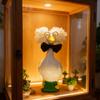 2 Set Old Man Desk Goose Outfit with Glasses Bow Ties for 7inch Desk Goose Costume Mini Porch Outfits view 3