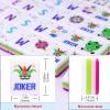 American Mahjong Game Set, Portable Carrying Bag,Acrylic 160 Tiles,Western Mahjong Tiles Set,Complete Ma Jong Set (Acrylic - Full Set) view 3