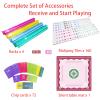 American Mahjong Game Set, Portable Carrying Bag,Acrylic 160 Tiles,Western Mahjong Tiles Set,Complete Ma Jong Set (Acrylic - Full Set) view 4