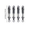 Compatible With MN82 1/12 Remote Control Car Upgrades Parts Replacement Accessories 4Pcs Metal For Spring Shock Absorbers Rc Car Shock absorbers(Black) view 3
