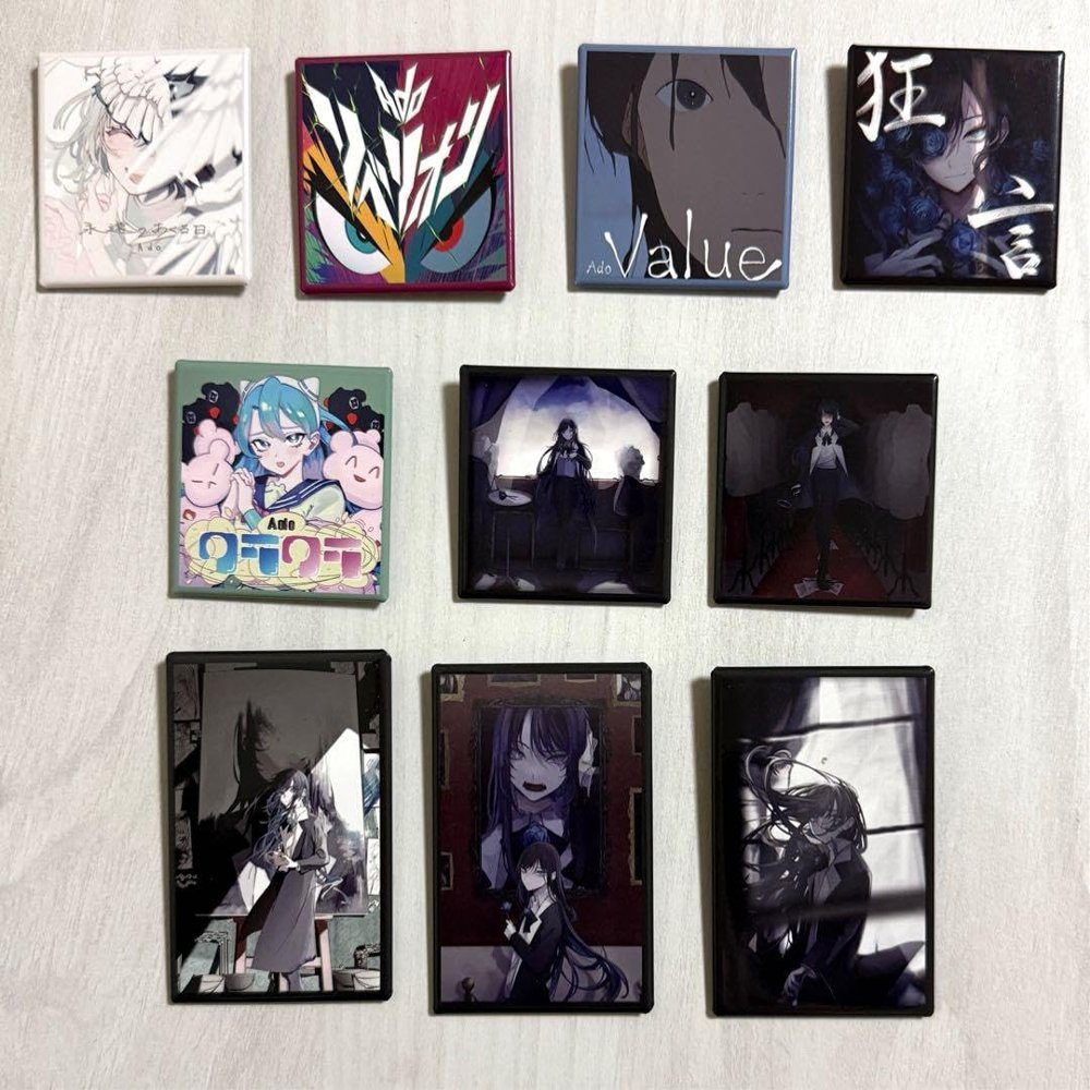 ADO 10-Piece can Badge Set