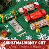 Candy Christmas Money Holders for Cash, Surprise Gift Boxes with Pull Out Card and Transparent Bags, Creative Money Gift Ideas for Kids and Adults (Christmas Trees, 1PC) view 3