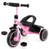 BABY JOY Toddler Tricycle, Kids Trike with Adjustable Seat and Storage Basket for Boys Girls Indoor and Outdoor Riding, Toddler Trike for Baby 3-5 Years Old (Pink) view 1