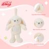 Linzy 10" Bunny Stroller Toy Soft Bunny Plush Baby Toy with LED Night Light & Lullaby Music, Birthday Christmas for Newborns Toddlers Kids view 3