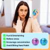 2 Pack Gear Ball Fidget Toys,3D Printed Stress Relief GearSphere Spin Cube for Adults & Kids, Anxiety Relieving Desk Toy Gifts (2PCs-Multicolor) view 2
