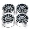2.6-inch Metal Beadlock Wheel Rim 135mm Rubber Tire Tyre for 1/7 1/8 Climbing Car for CRO-SSRC MK07 H8h YK4082/83 Upgrade Accessorie(Titanium hub) view 3