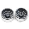 2.6-inch Metal Beadlock Wheel Rim 135mm Rubber Tire Tyre for 1/7 1/8 Climbing Car for CRO-SSRC MK07 H8h YK4082/83 Upgrade Accessorie(Titanium hub) view 4