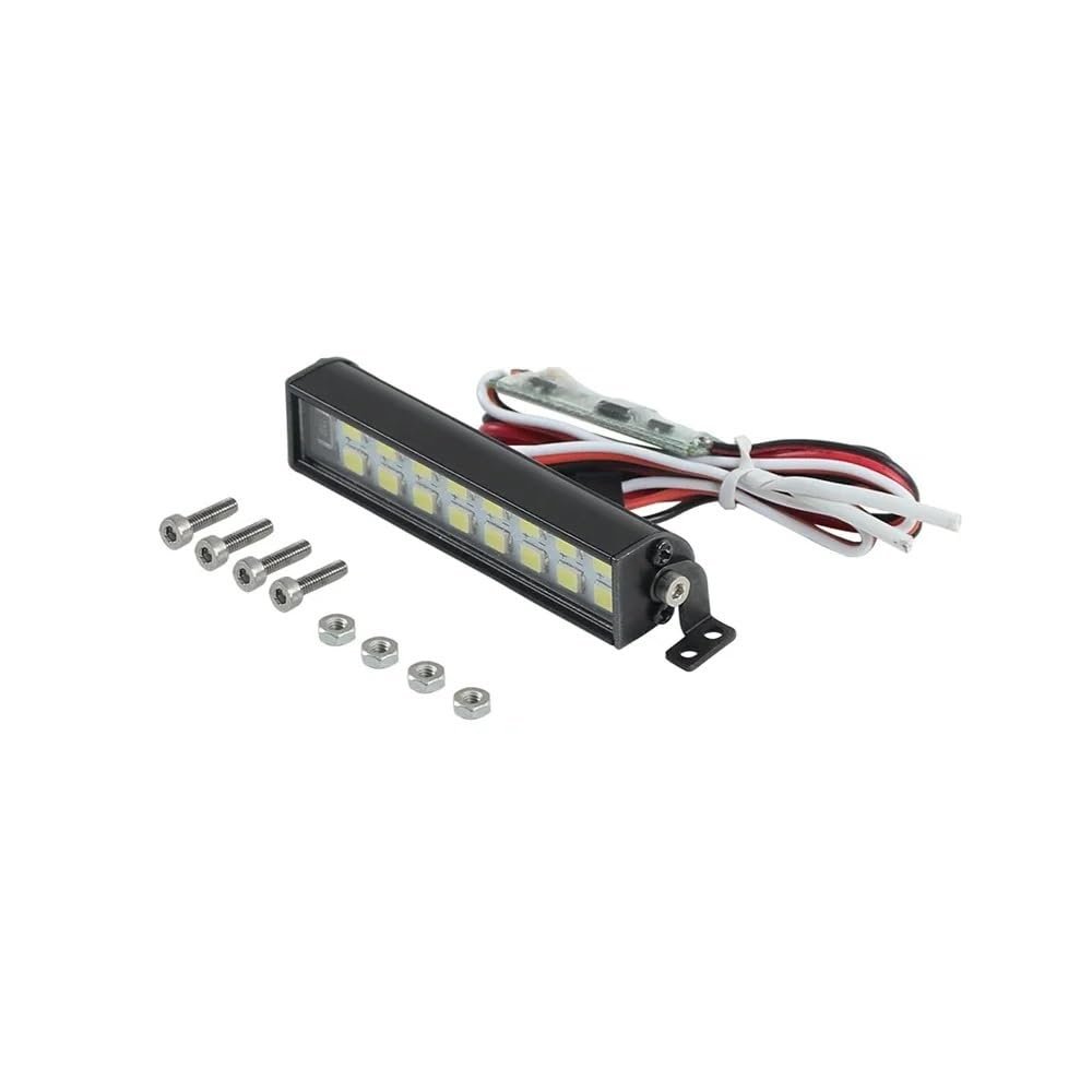 10W LED Light Roof Lamp for 1 10 Scale RC Crawler Models Compatible with TRX6 86100 TF2 D110(16 LED 52MM)