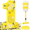 25" Large Number 1 Pinata - Includes 24" Bat Stick, Eye Mask, Rope | Queen Bee Pinatas with Butterfly, Daisy, Bumblebee Themed Party Supplies and Decorations, Kids First Birthday Party Dcor view 1