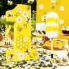 25" Large Number 1 Pinata - Includes 24" Bat Stick, Eye Mask, Rope | Queen Bee Pinatas with Butterfly, Daisy, Bumblebee Themed Party Supplies and Decorations, Kids First Birthday Party Dcor view 2
