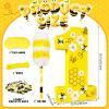 25" Large Number 1 Pinata - Includes 24" Bat Stick, Eye Mask, Rope | Queen Bee Pinatas with Butterfly, Daisy, Bumblebee Themed Party Supplies and Decorations, Kids First Birthday Party Dcor view 4