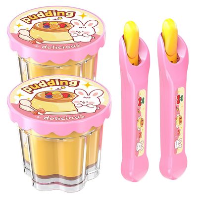Pudding Feeding Toys for Dolls,Pretend Play Food 3 4 5 6 7 8 Year Old Girl Gifts Toys,Perfect for Doll Role Play for 3 4 5 6 Year Old Girls (2)