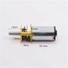 10mm*12mm N30 N20 Gear Motor DC 3V 3.7V 5V 6V 156RPM Slow Speed large Torque Reducer Mute Gear Motor view 2