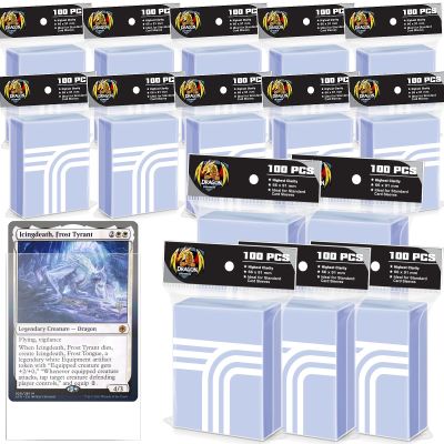 1500 Count Baseball Card Sleeves, Soft Trading Card Sleeve Fit ForMtg,TCG,CCG,Magic,Football,Sports,Photocard Sleeves