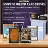 1500 Count Baseball Card Sleeves, Soft Trading Card Sleeve Fit ForMtg,TCG,CCG,Magic,Football,Sports,Photocard Sleeves view 2