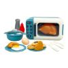 CoudarTitie 17Pcs Kids Pretend Play Microwave Toys Cookwares Toy Educational Funny Home Decoration Cooking Utensils for Girls Boys, Blue view 1