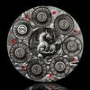 7-in-1 Spinner Dice Set  3D Metal Dragon-Embossed Polyhedral RPG Accessory Role Playing Dice for Dungeons & Dragons, Pathfinder, RPG and Tabletop Games (D4, D6, D8, D10, D%, D12, D20) Sliver view 1