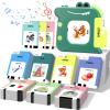 French and English Talking Flash Cards for Toddlers 1 2 3 4 5 6 Year Olds, 420 Sight Words, Montessori Learning Toys, Pocket Speech Therapy Toys, Sensory Preschool Educational Birthday view 1