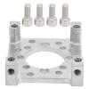 ANKROYU Quad Block Motor Mount Zinc Alloy Heavy Duty Universal Motor Mounting Holder with 4pcs M4 x 0.7mm Screws for DIY Projects Robotics and RC Vehicles view 1