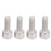 ANKROYU Quad Block Motor Mount Zinc Alloy Heavy Duty Universal Motor Mounting Holder with 4pcs M4 x 0.7mm Screws for DIY Projects Robotics and RC Vehicles view 2