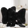 2 Pcs Bow-Style Soft Pillows for Sofa and Bedroom, Plush Black Accents Ideal for Office Decoration view 1