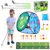 AOSITE Toddler Golf Set, 5 in 1 Kids Sticky Golf Games Toys with 3 Golf Clubs, Putting Mat, 4-Sided Chipping Net, Golf Sport for Kid, Indoor Outdoor Toy Kids Golf Set Activitie Party Birthday Gift 3+ view 1