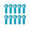 Parts For 10PCS M2 Metal Link Tie Rod Ends For Universal Joint Ball Head Buckle RC Boats For Mini Steering Pushrod Connecting Rods(SKY BLUE) view 1