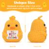 A AIFAMY Big Butt Potato Funny Crochet Potato with Positivity Affirmation Card for Hilarious Encouragement Gag Gifts (Yellow, 1P) view 2