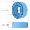 AllinRC 2.2" Silicone Rubber Tire Inserts, 4-Pack, Fits 132134 mm (5.25" OD) Tires, Soft, 12545 mm, Waterproof, Strong Sidewall Support, Better Traction for RC Crawlers (Blue) view 2