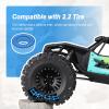 AllinRC 2.2" Silicone Rubber Tire Inserts, 4-Pack, Fits 132134 mm (5.25" OD) Tires, Soft, 12545 mm, Waterproof, Strong Sidewall Support, Better Traction for RC Crawlers (Blue) view 4