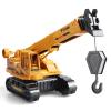 VYKOBLO Metal ABS Crane Toy, Diecast Construction Vehicle with Movable Boom and Hook, Construction Toy Truck for Kids Boys Age 3+ Christmas Birthday Gift view 1