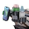 3-in-1 Stroller Cup Phone Holder Attachment, Cup Holder with Phone Mount for Walker, Wheelchair, Stroller, Universal Double Cup Holder Fits Most Donna, Uppababy, Bugaboo, Anti-Slip & Easy Install view 1