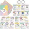 25 Pcs ADHD Coping Skills Cards Emotional Regulation Tool Time Management Therapy Stress Relief Calm Down Corner Supplies Focus Training ADHD Tools for Adults Teens view 1