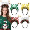 4pcs 2026 New Year Headband 2026 Year Star Tinsel Head Bopper Headdress for 2026 New Years Eve Party Decorations view 1