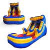 Dolphin Inflatable Water Slide for Kids and Adults with Splash Pool and Sprinkler, Commercial Grade Backyard Water Park with Safety Net and No-Jump Top, 25ft x 9ft x 14ft with Blower view 1