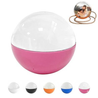 2.7inch Videos and Photo Player Ball With Digital Display,Personalized Custom Digital Photo Video Player,Custom Light-Up Sphere,for Recording Weddings,Birthdays,Anniversaries,or Joyful M(Color:Orange)