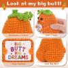 A AIFAMY Big Butt Potato Funny Crochet Potato with Positivity Affirmation Card for Hilarious Encouragement Gag Gifts (Orange, 1P) view 3