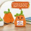 A AIFAMY Big Butt Potato Funny Crochet Potato with Positivity Affirmation Card for Hilarious Encouragement Gag Gifts (Orange, 1P) view 4