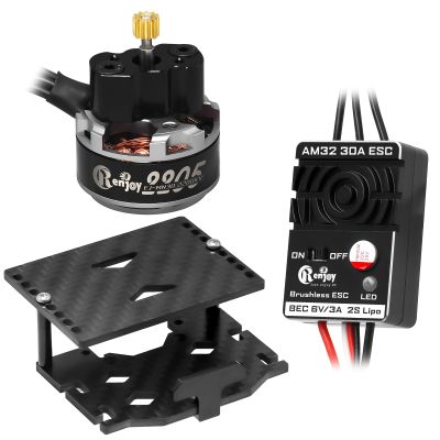 2205 2200KV Brushless Motor & 30A ESC with Tray for TRX4M 1/18 RC Crawler