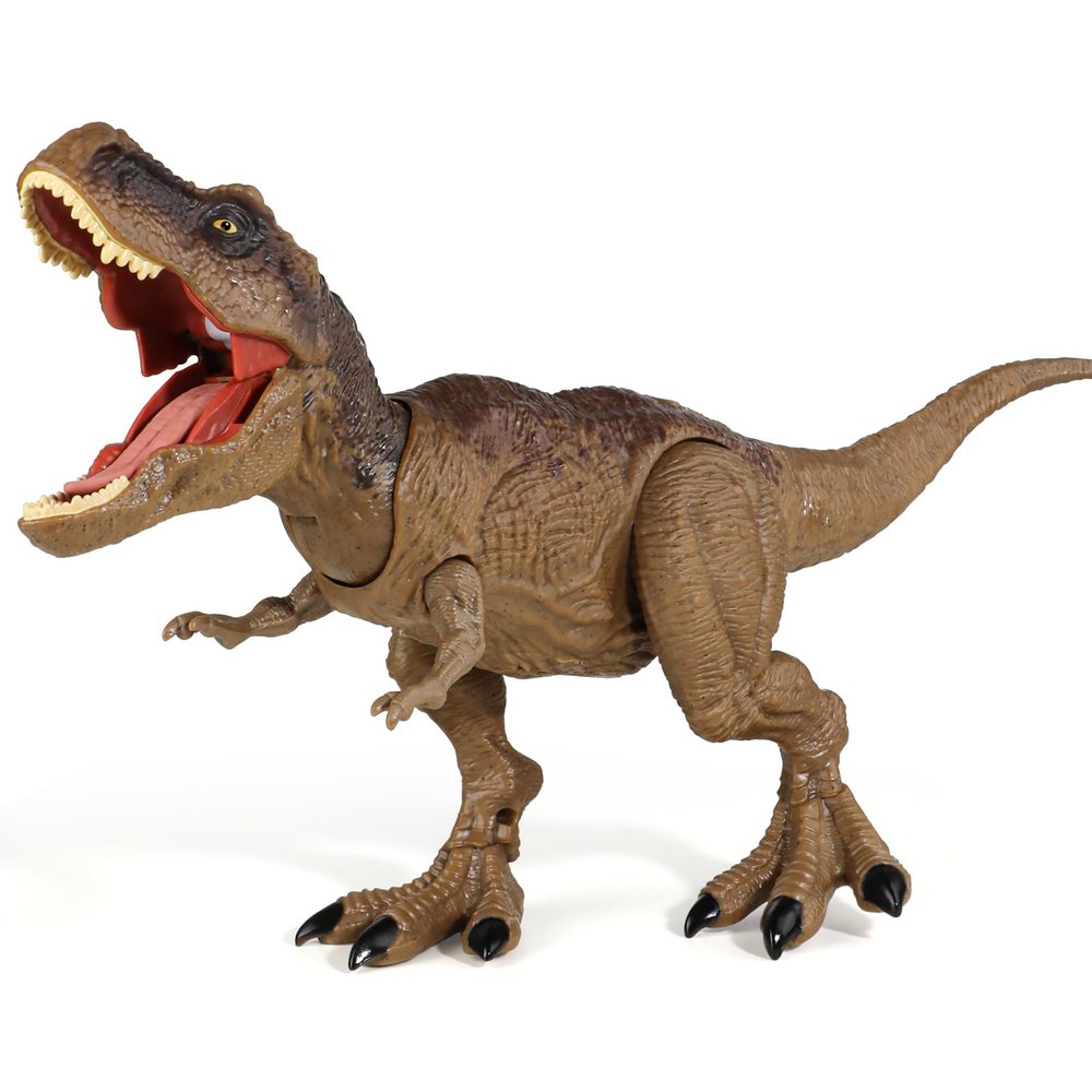 HAYXUN Jurassic Tyrannosaurus Rex Action Figure Dinosaur Toy for Kids 3-5, 5-7 with Sound & Movement, Attack T Rex Dino Toys with Rampage Attack, Chomp & Roar Birthday Gift for Kids Ages 3+