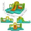 JumpYeah Inflatable Bounce House with Water Slide, Kids Backyard Jumper Toy 159 x 157 x 78 inches, Featuring a Bouncy Castle, Playhouse, Trampoline, Rock Climbing, and Comes with an Air Blower view 3