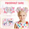 2PCS Hair Bows for Baby Girls Birthday - Glitter 2nd Birthday Hair Bow Sweet Theme with Ice Cream Party, Pink Hair Accessories for Baby Toddler 1 2 3 4 5 6 Years, Outfit & Decorations view 4