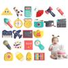 NIDONE Korean Decorations, 24Pcs Doljabi Set Safe Zhuazhou Set Items Birthday Presents Cartoon 1st Birthday Traditional Doljanchi Baby Toys Korean Ceremony, Girl view 1